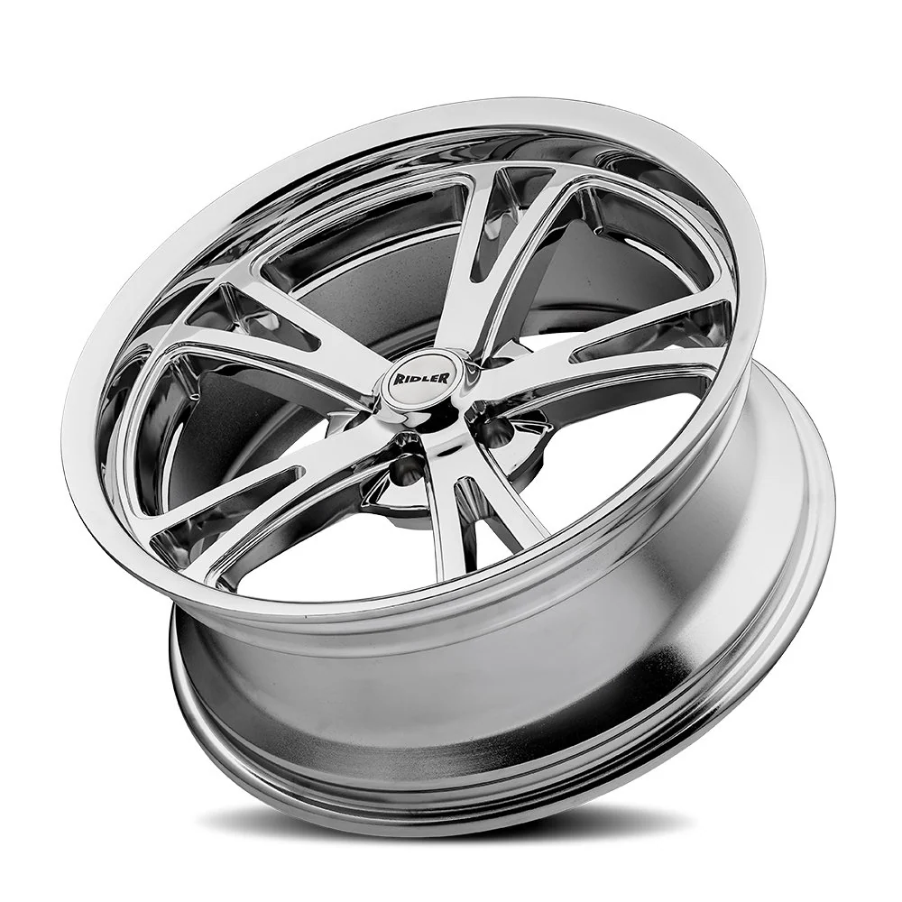Ridler Wheels - RIDLER 606 CHROME 18X9.5 5-127 0MM 83.82MM - Image 2