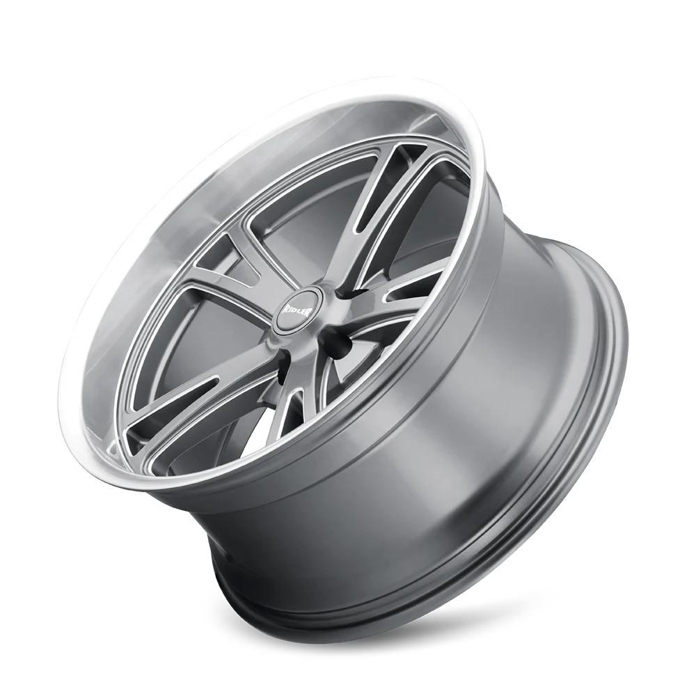 Ridler Wheels - RIDLER 606 GLOSS GREY MACHINED 17X7 5-120.65 0MM 83.82MM - Image 3
