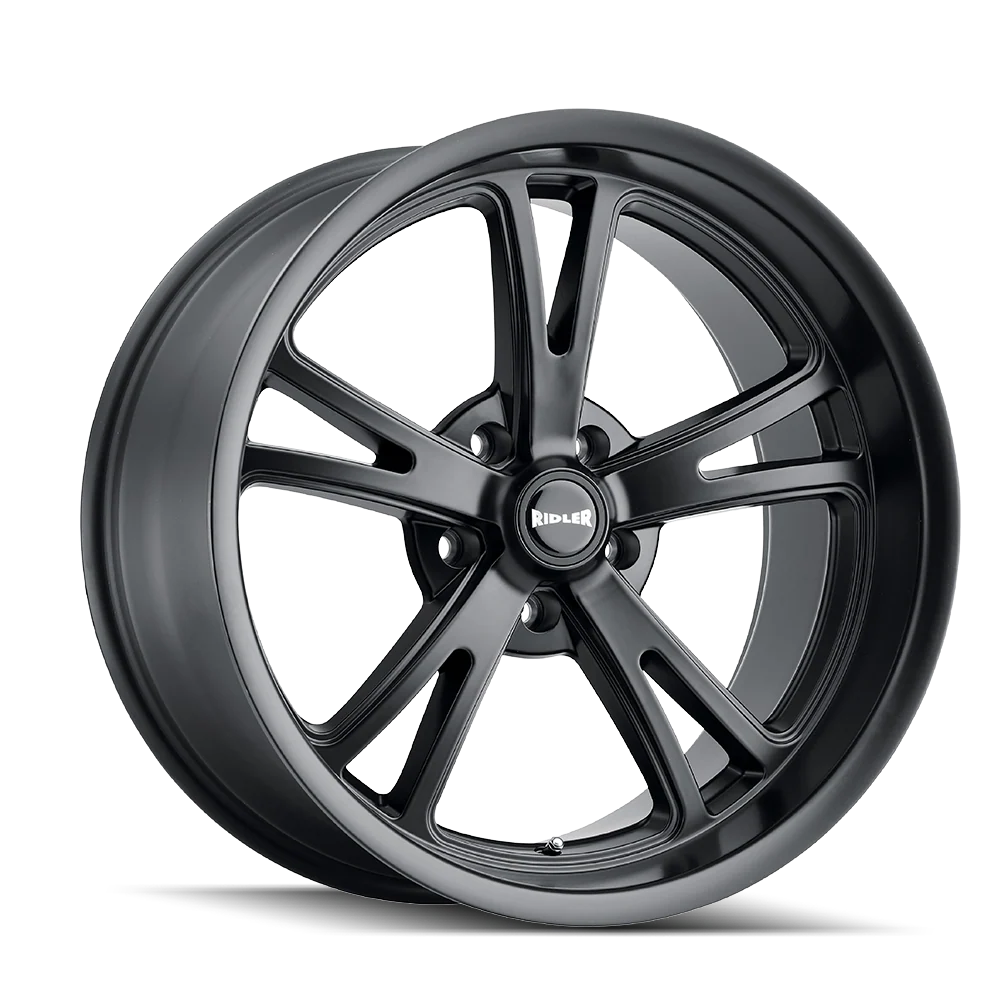 Ridler Wheels - RIDLER 606 MATTE BLACK 22X10.5 5-120 40MM 72.62MM