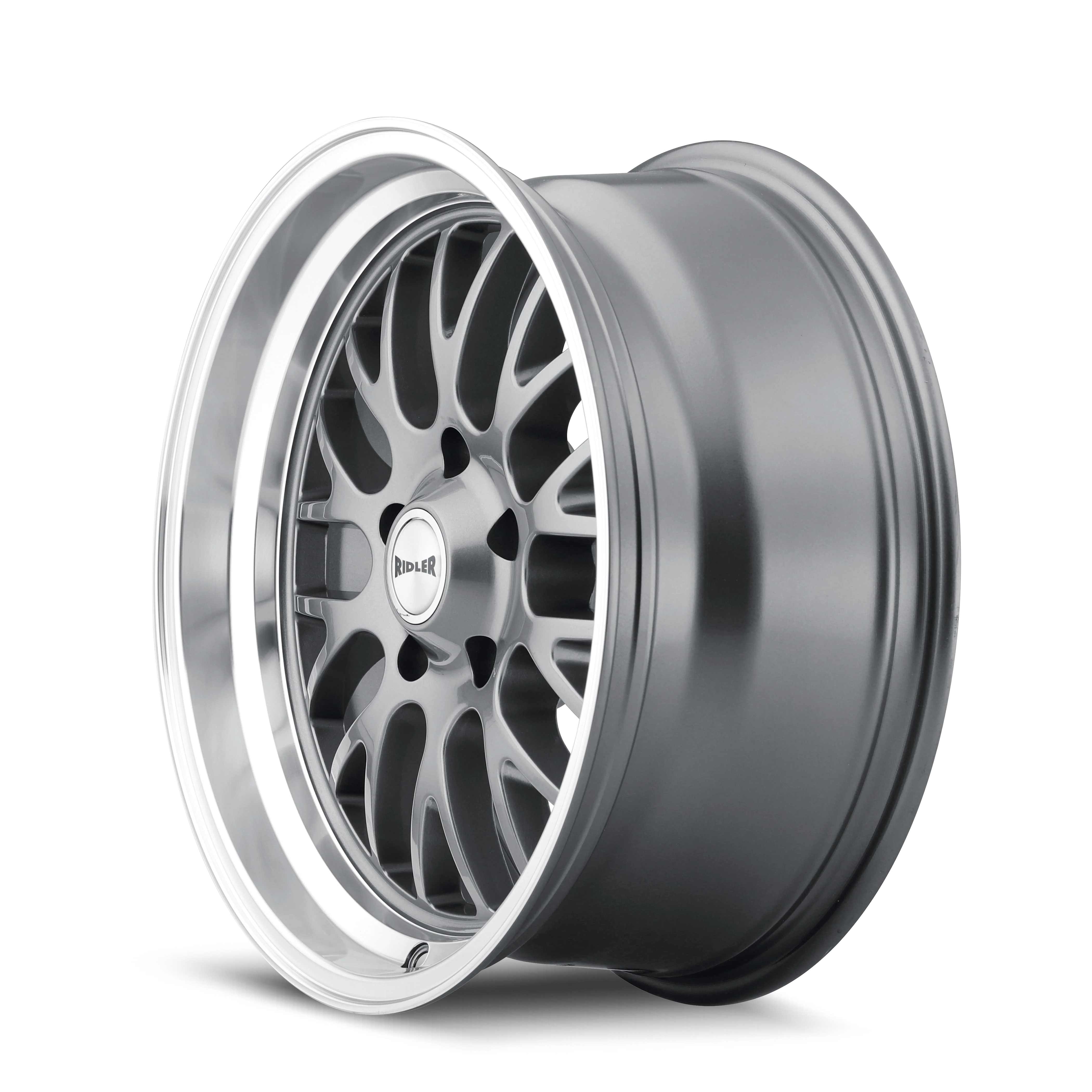 Ridler Wheels - RIDLER 607 GLOSS GREY MACHINED 20X10 5-120.65 0MM 83.82MM - Image 2