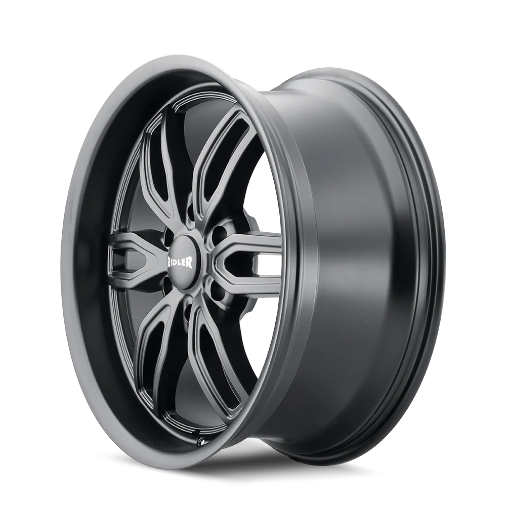Ridler Wheels - RIDLER 609 MATTE BLACK 22X9.5 6-139.7 30MM 106.1MM - Image 2