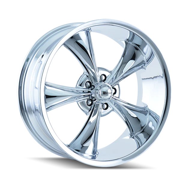 Ridler Wheels - RIDLER 695 CHROME 20X10 5-127 0MM 83.82MM