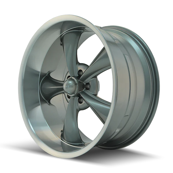 Ridler Wheels - RIDLER 695 GLOSS GREY MACHINED 20X8.5 5-127 0MM 83.82MM - Image 2
