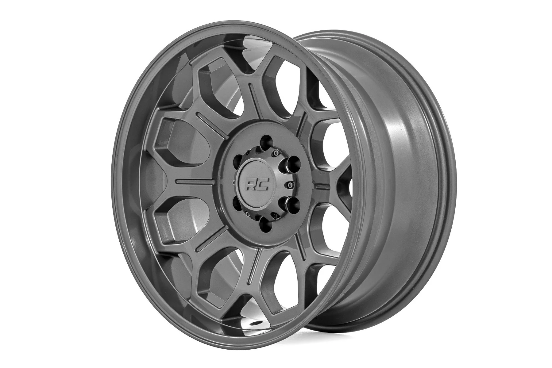 Rough Country - Rough Country 77 Series Wheel/One-Piece/Gunmetal Gray/20x10/6x5.5/-25mm
