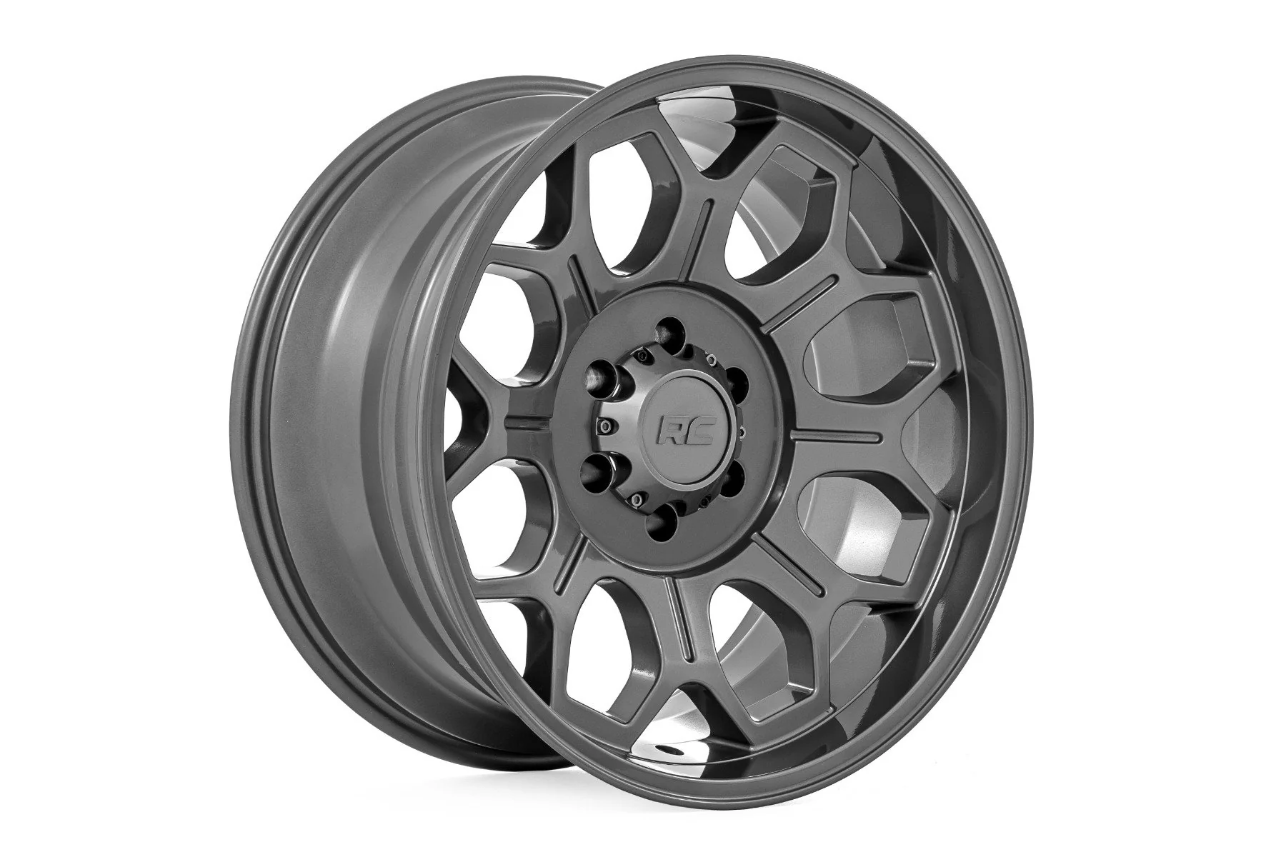 Rough Country - Rough Country 77 Series Wheel/One-Piece/Gunmetal Gray/20x9/6x135/-12mm - Image 3