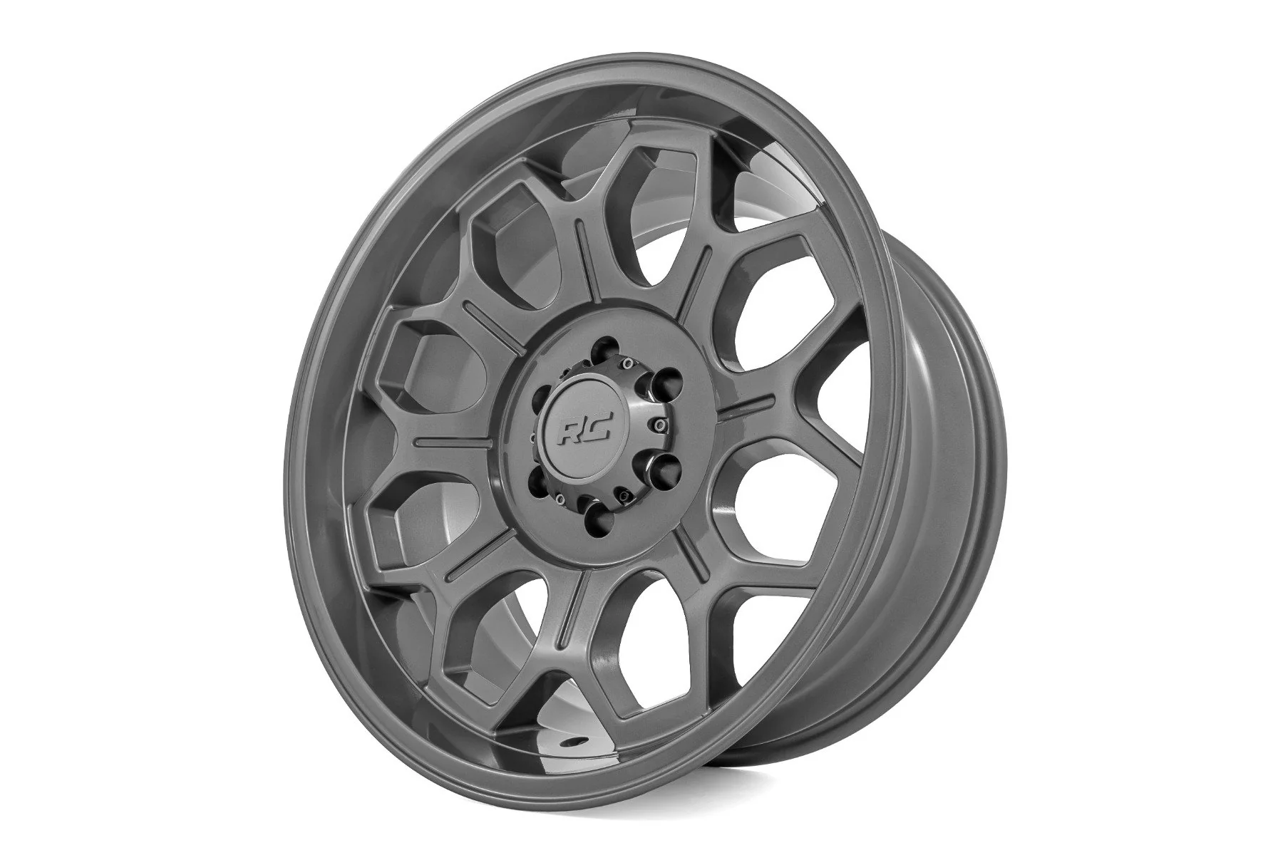 Rough Country - Rough Country 77 Series Wheel/One-Piece/Gunmetal Gray/20x9/6x135/-12mm - Image 4