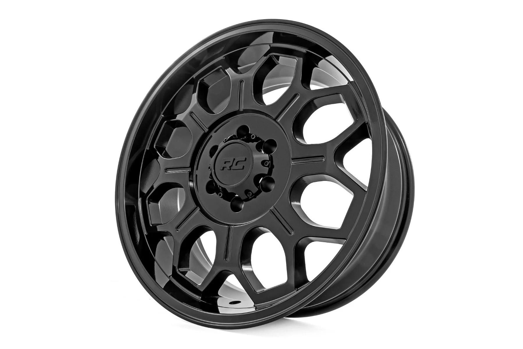 Rough Country - Rough Country 77 Series Wheel/One-Piece/Semi Gloss Black/20x10/6x135/-25mm - Image 4