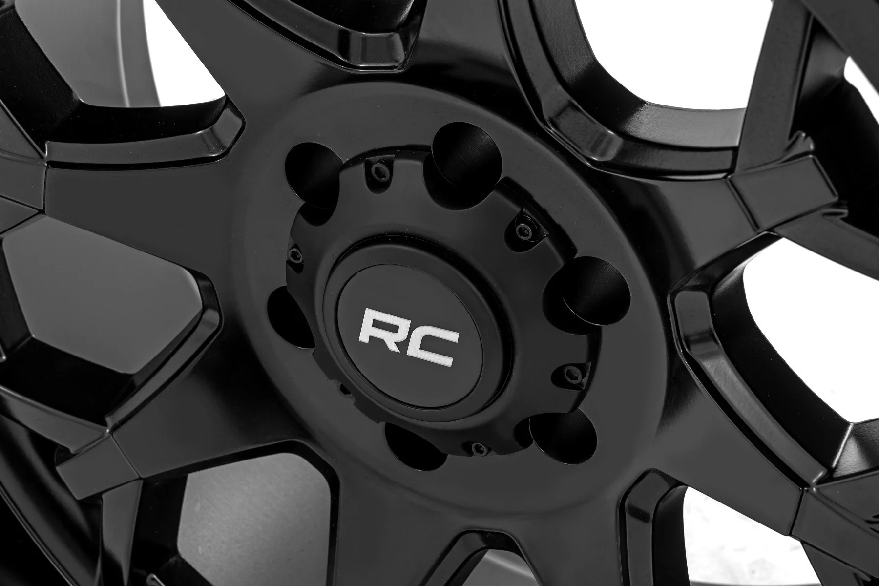Rough Country - Rough Country 80 Series Wheel/One-Piece/Semi Gloss Black/20x9/8x180/0mm - Image 4