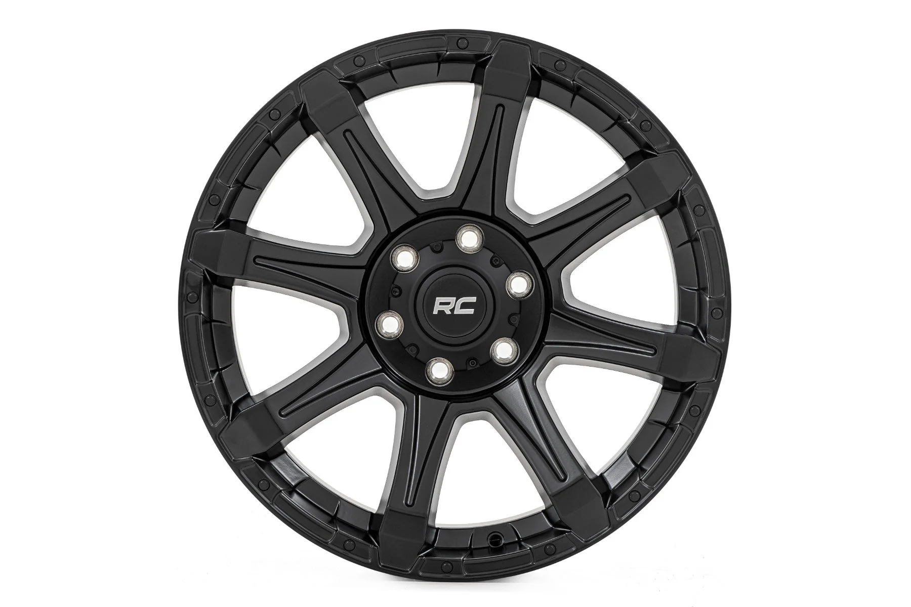 Rough Country - Rough Country 81 Series Wheel/One-Piece/Semi Gloss Black/20x9/5x5.5/0mm - Image 2
