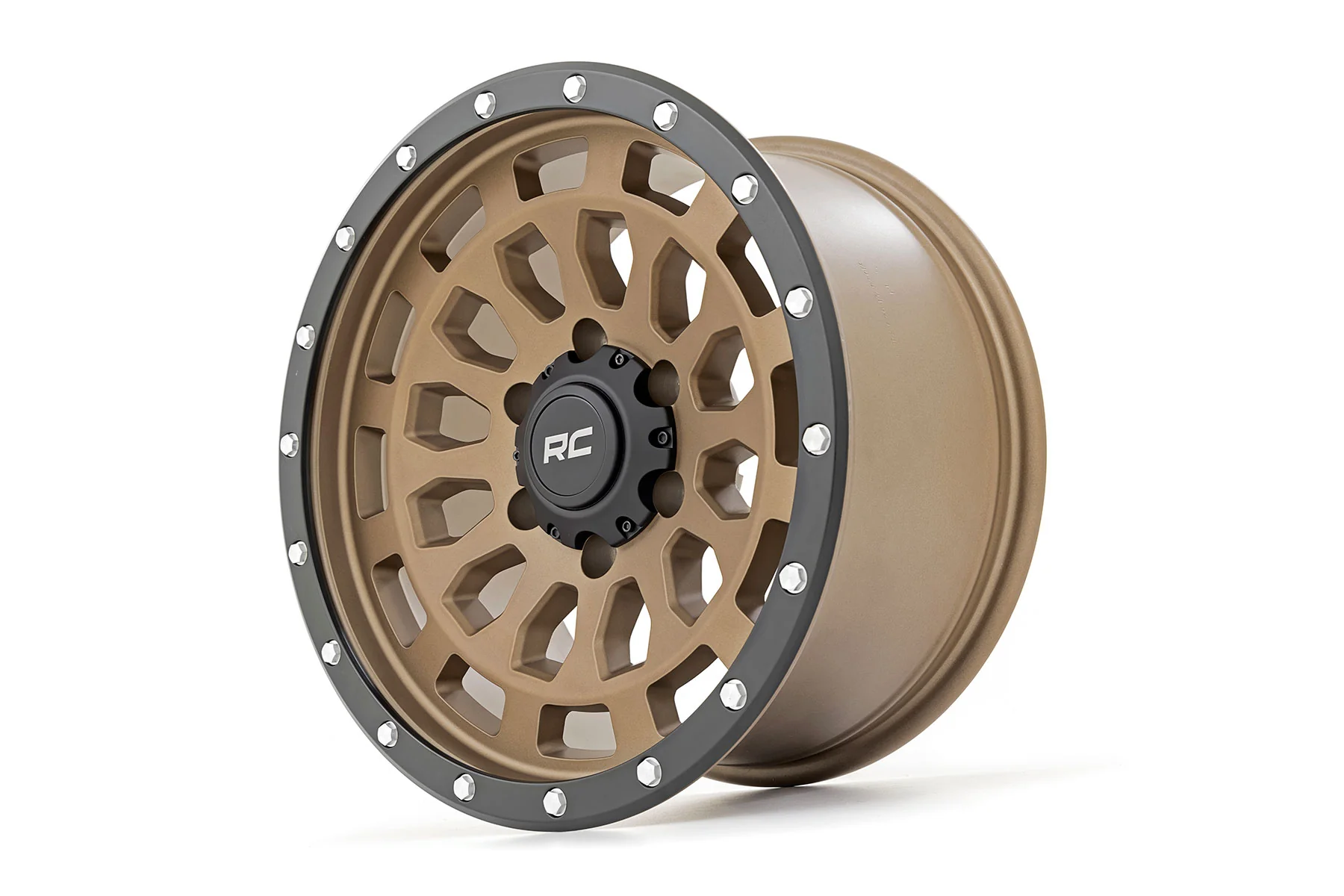 Rough Country - Rough Country 87 Series Wheel/Simulated Beadlock/Bronze/Black/17x8.5/5x4.5/+0mm - Image 3