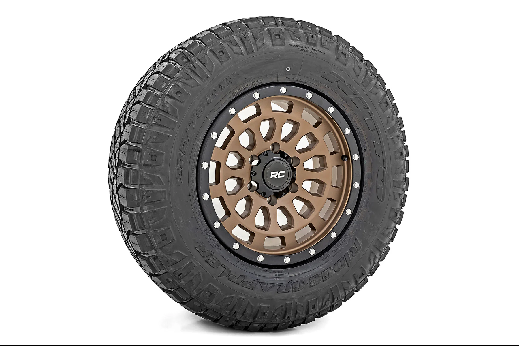 Rough Country - Rough Country 87 Series Wheel/Simulated Beadlock/Bronze/Black/17x8.5/5x4.5/+0mm - Image 5