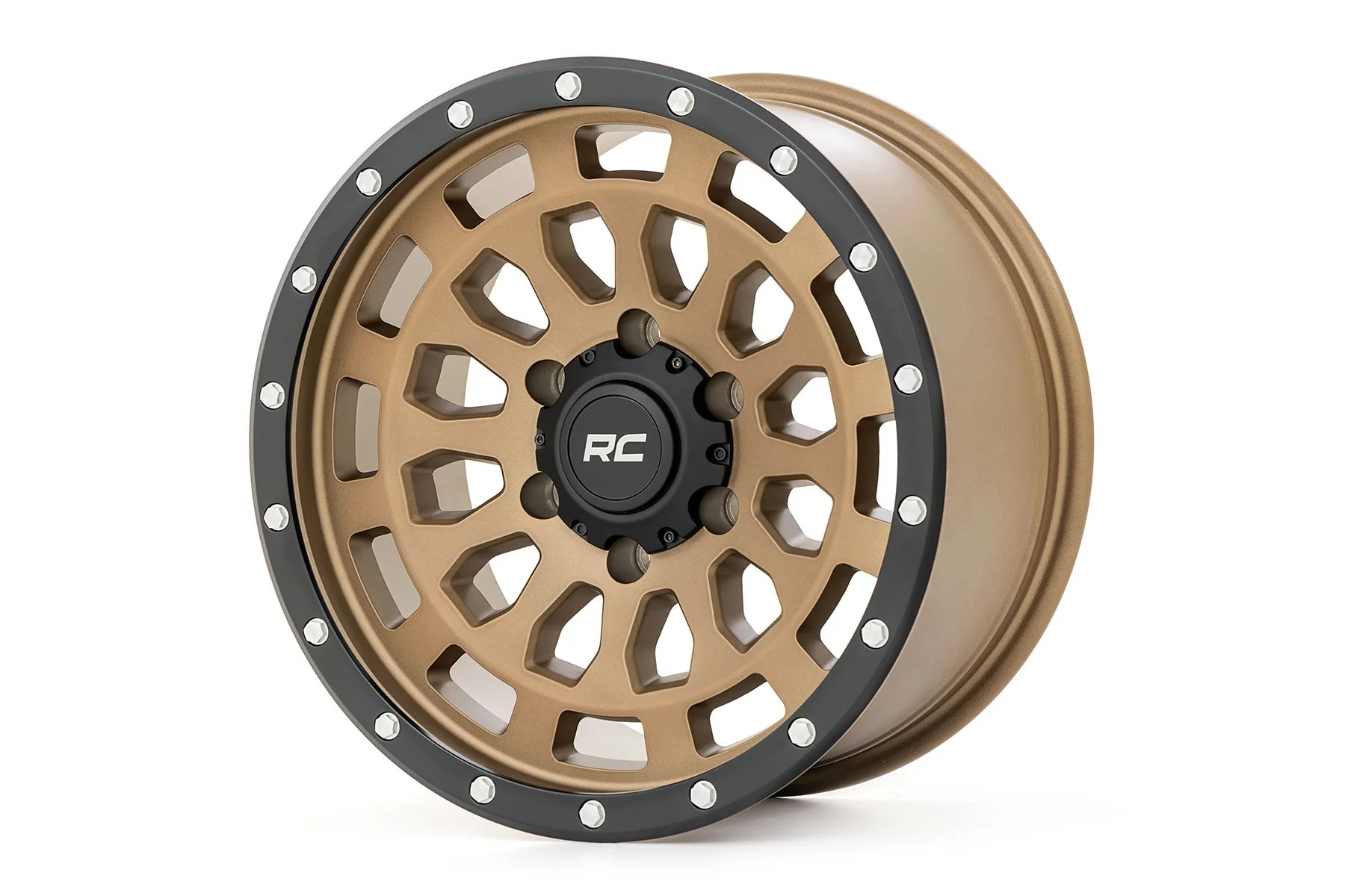 Rough Country - Rough Country 87 Series Wheel/Simulated Beadlock/Bronze/Black/17x8.5/5x4.5/+0mm - Image 7