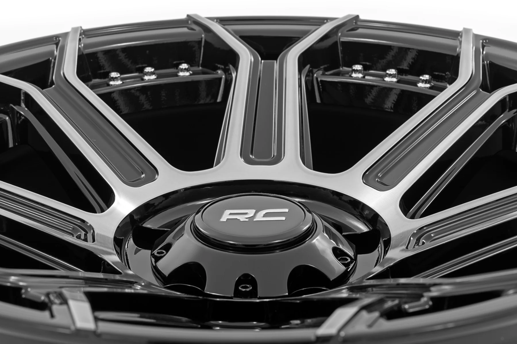 Rough Country - Rough Country 89 Series Wheel/One-Piece/Black Machined Gun Metal/17x9/5x5/-12mm - Image 4