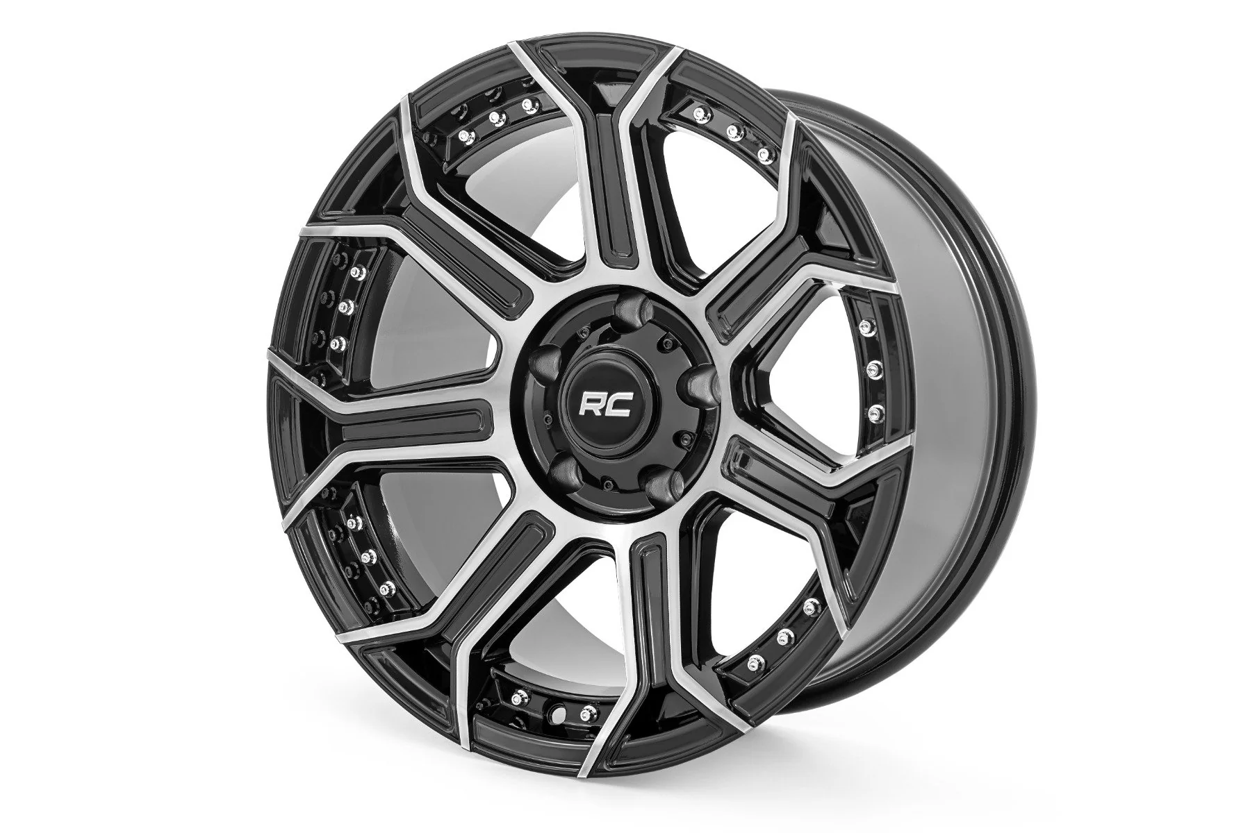 Rough Country - Rough Country 89 Series Wheel/One-Piece/Black Machined Gun Metal/17x9/5x5/-12mm - Image 7