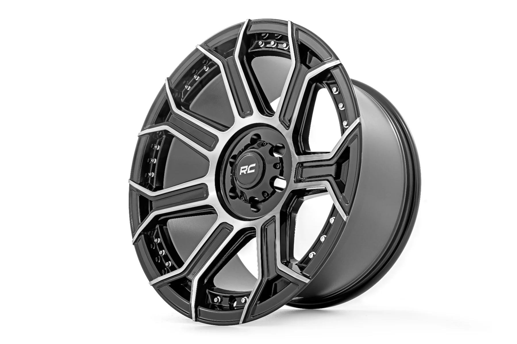 Rough Country - Rough Country 89 Series Wheel/One-Piece/Black Machined Gunmetal/20x9/6x5.5/+18mm - Image 8