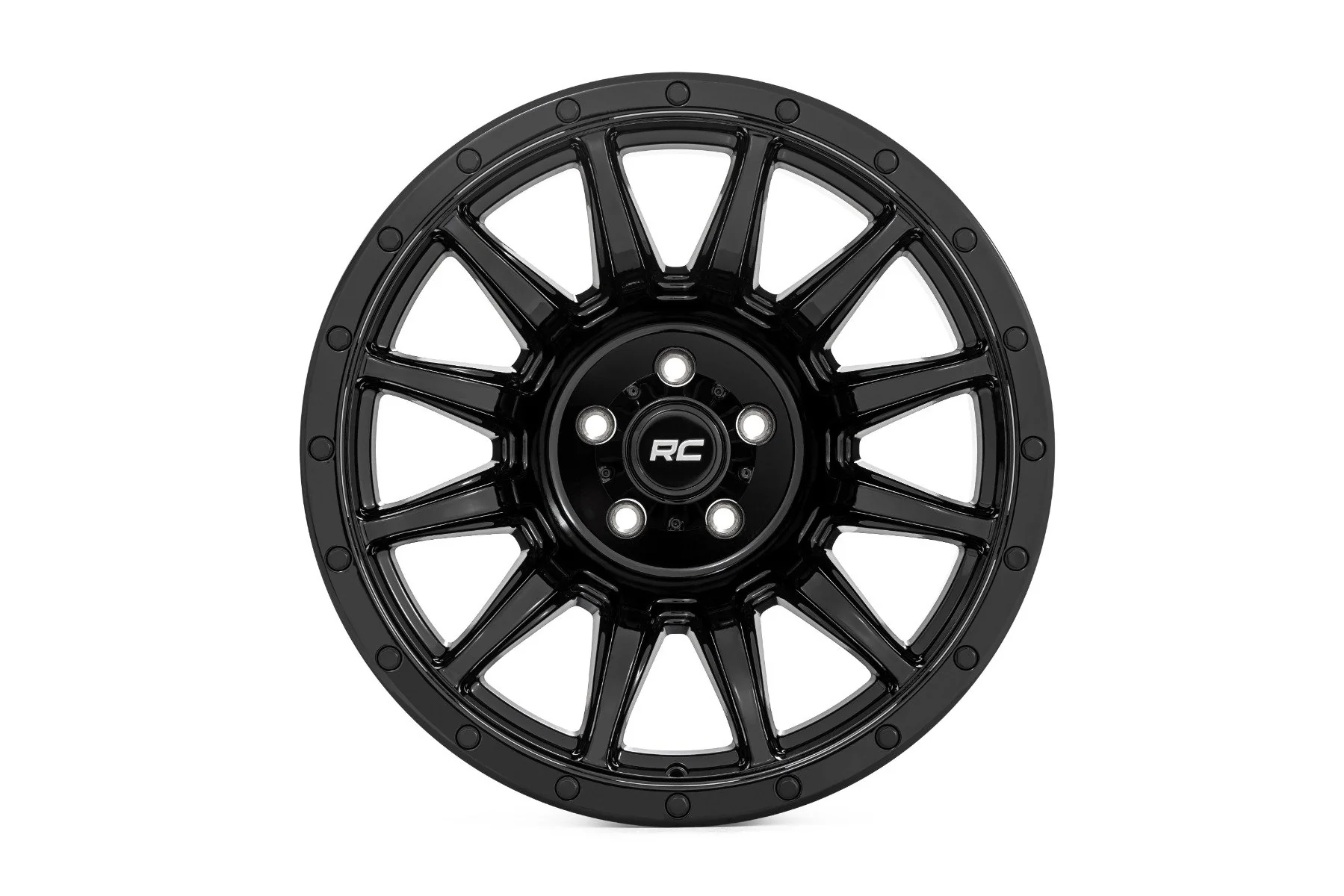 Rough Country - Rough Country 90 Series Wheel/One-Piece/Gloss Black/20x9/6x5.5/0mm - Image 2