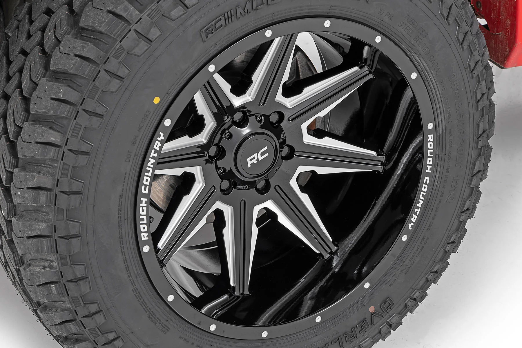 Rough Country - Rough Country 91M Series Wheel/One-Piece/Gloss Black/20x12/8x6.5/-44mm - Image 5