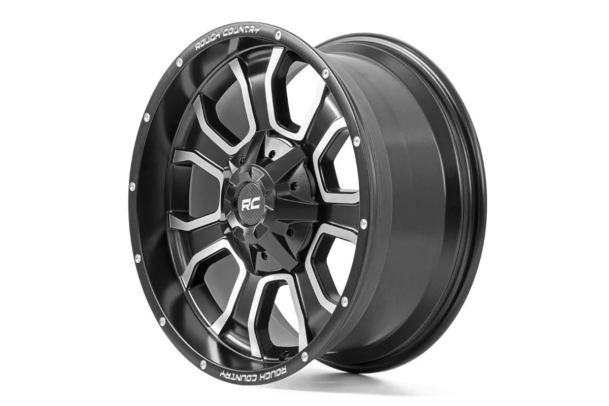 Rough Country - Rough Country 93 Series Wheel/One-Piece/Matte Black/20x10/8x6.5/-18mm - Image 7