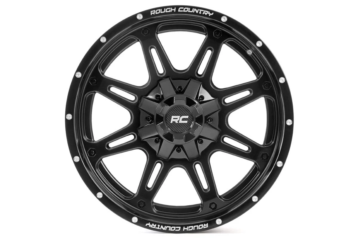 Rough Country - Rough Country 94 Series Wheel/One-Piece/Matte Black/20x10/8x170/-18mm - Image 2