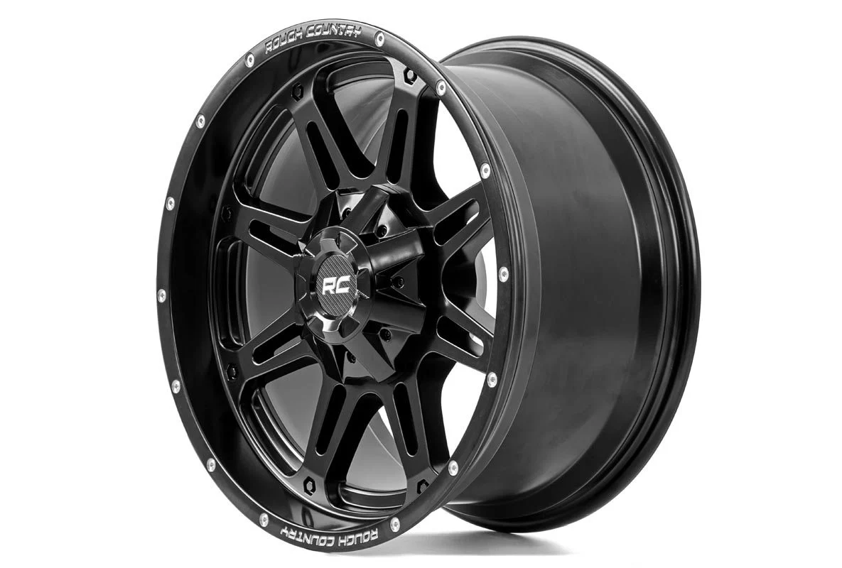 Rough Country - Rough Country 94 Series Wheel/One-Piece/Matte Black/20x9/6x5.5/6x135/0mm - Image 6