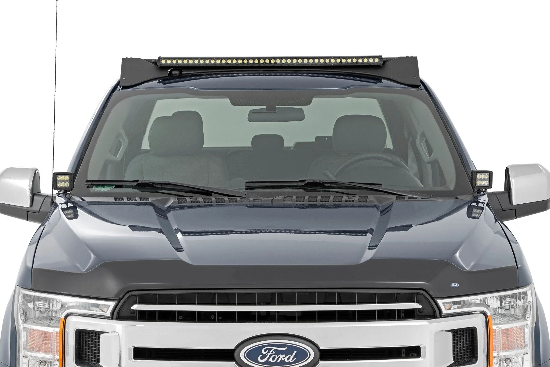 Rough Country - LED Light - Ditch Mount - 2" Chrome Pair - Wide Angle - Ford F-150 (15-24) - Image 5