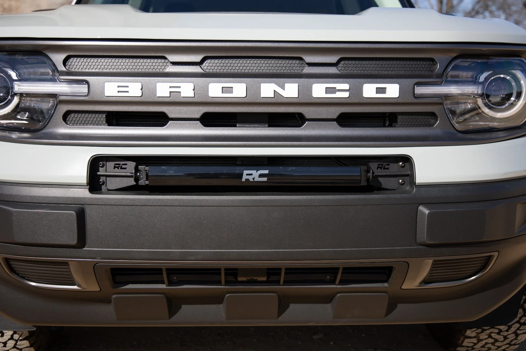 Rough Country - LED Light Kit - Bumper Mount - 20" Black Single Row - Ford Bronco Sport (21-25) - Image 4