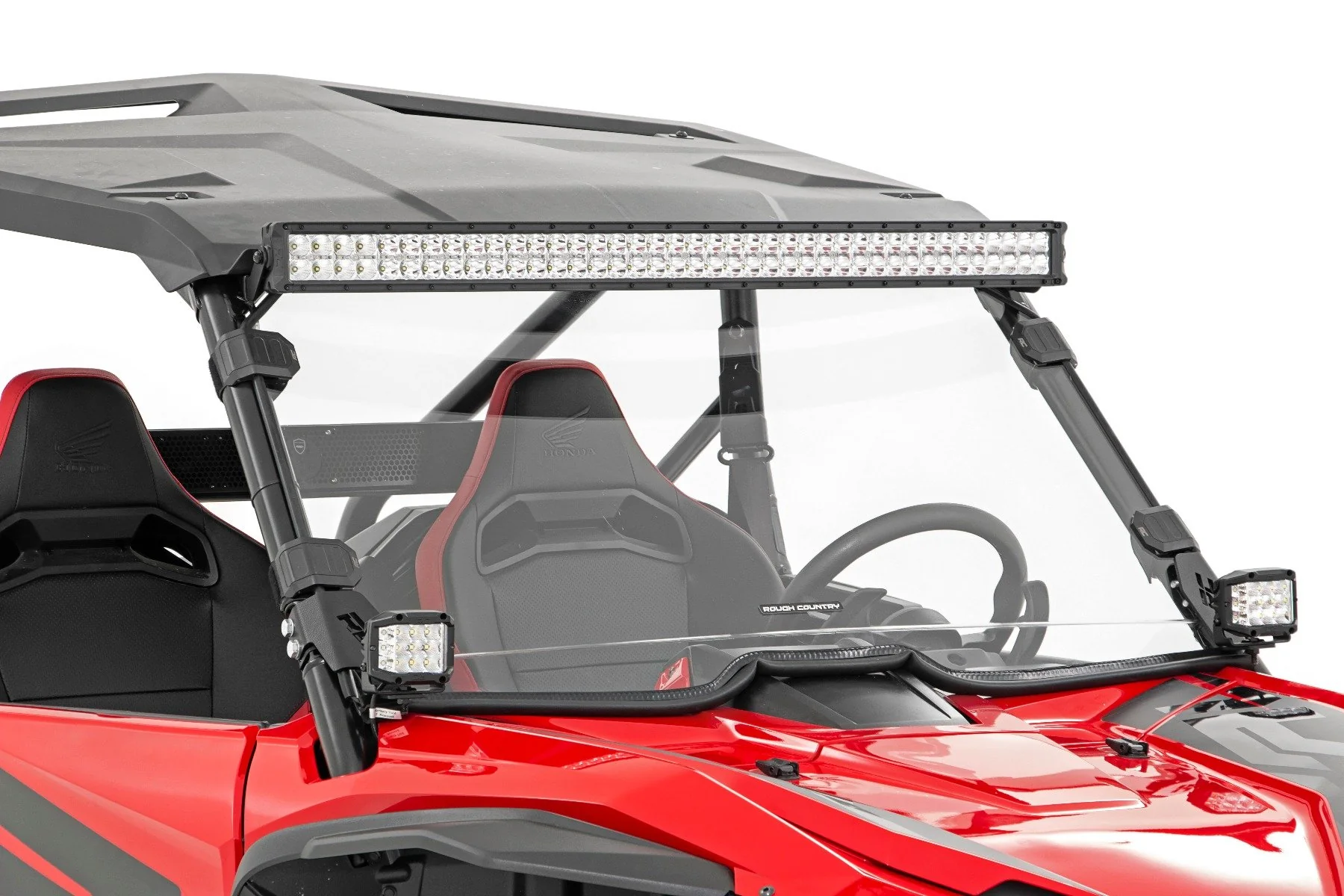 Rough Country - LED Light Kit - Cage Mount - 2" Black Pair - Honda Talon 1000 - Image 2