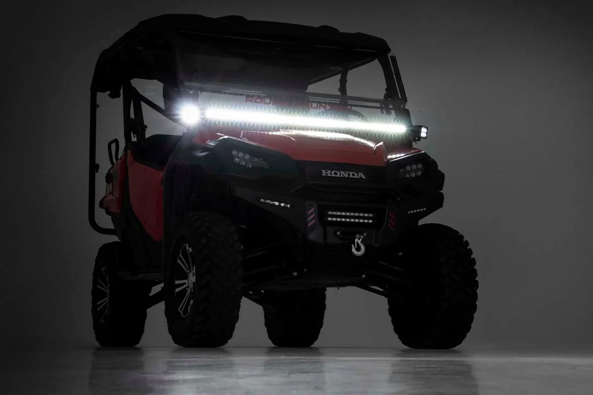 Rough Country - LED Light Kit - Cage Mount - 50" Black Single Row - Honda Pioneer 1000 - Image 2