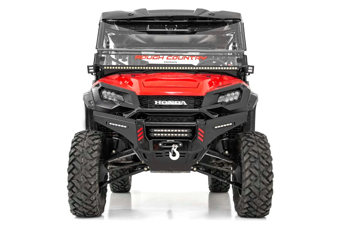 Rough Country - LED Light Kit - Cage Mount - 50" Black Single Row - Honda Pioneer 1000 - Image 4