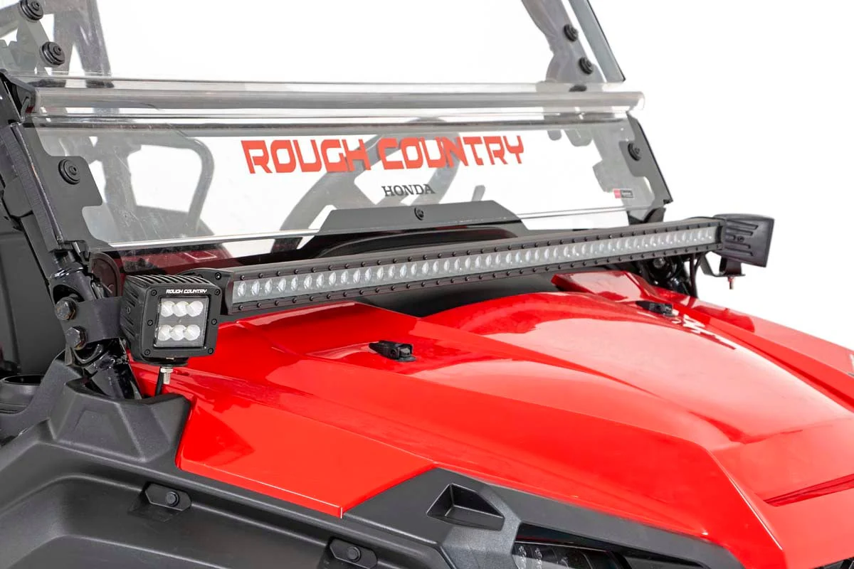 Rough Country - LED Light Kit - Cage Mount - 50" Black Single Row - Honda Pioneer 1000 - Image 5