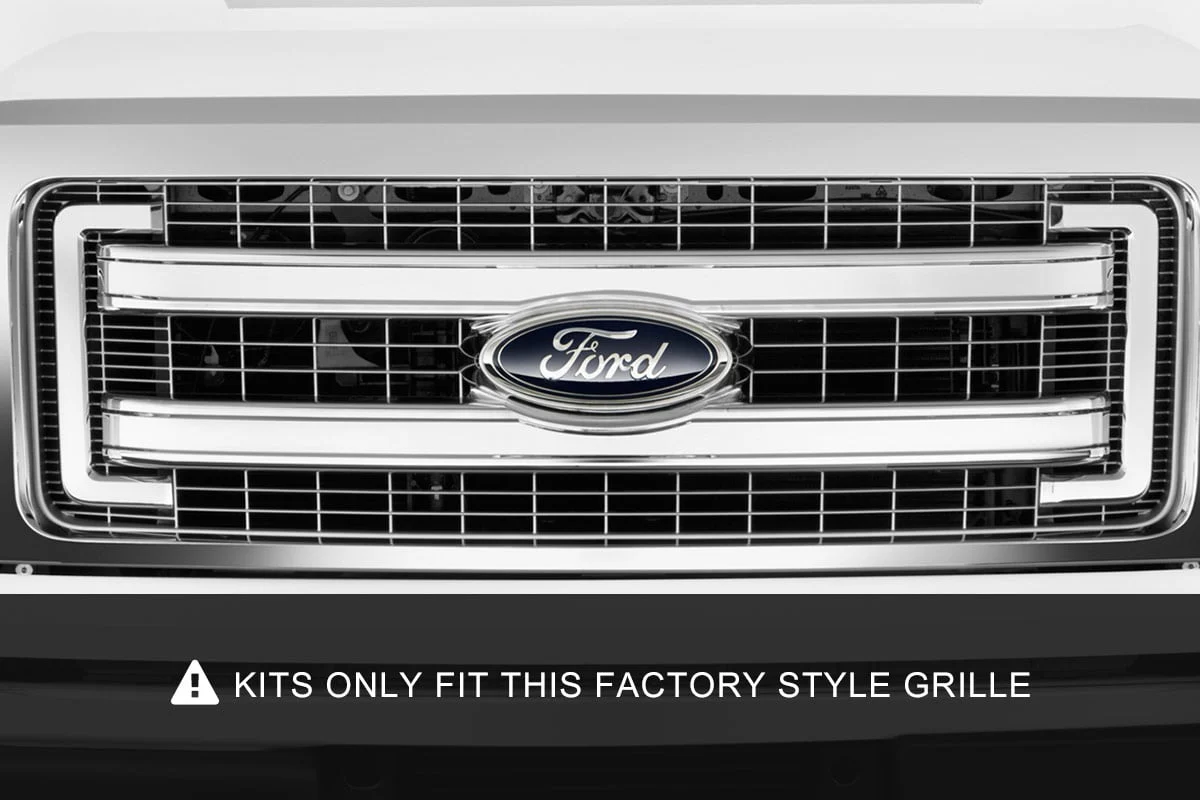 Rough Country - LED Light Kit - Grille Mount - Dual 30" Black Single Row - Ford F-150 (09-14) - Image 2