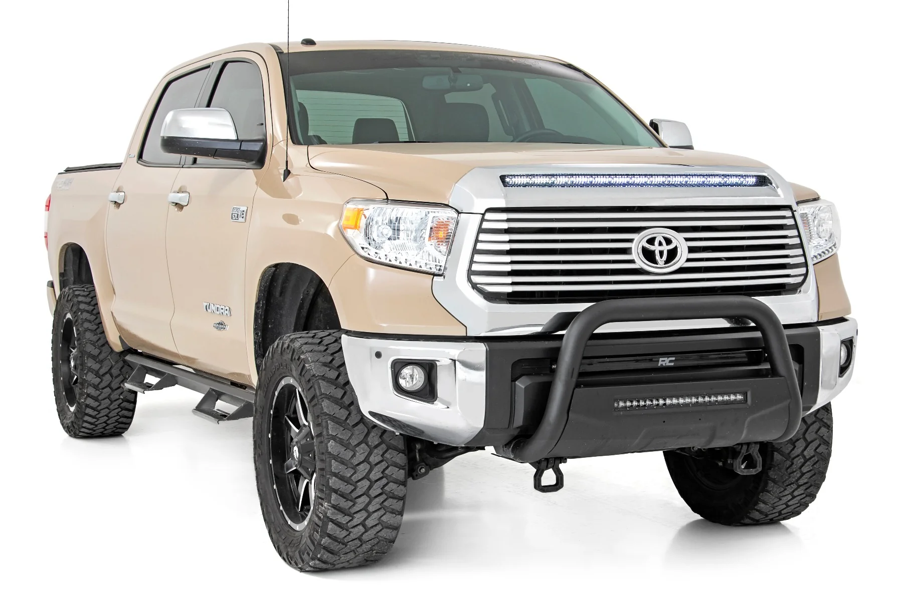 Rough Country - LED Light Kit - Hood Bulge - 40" White/Amber Strip - Toyota Tundra (14-21) - Image 3