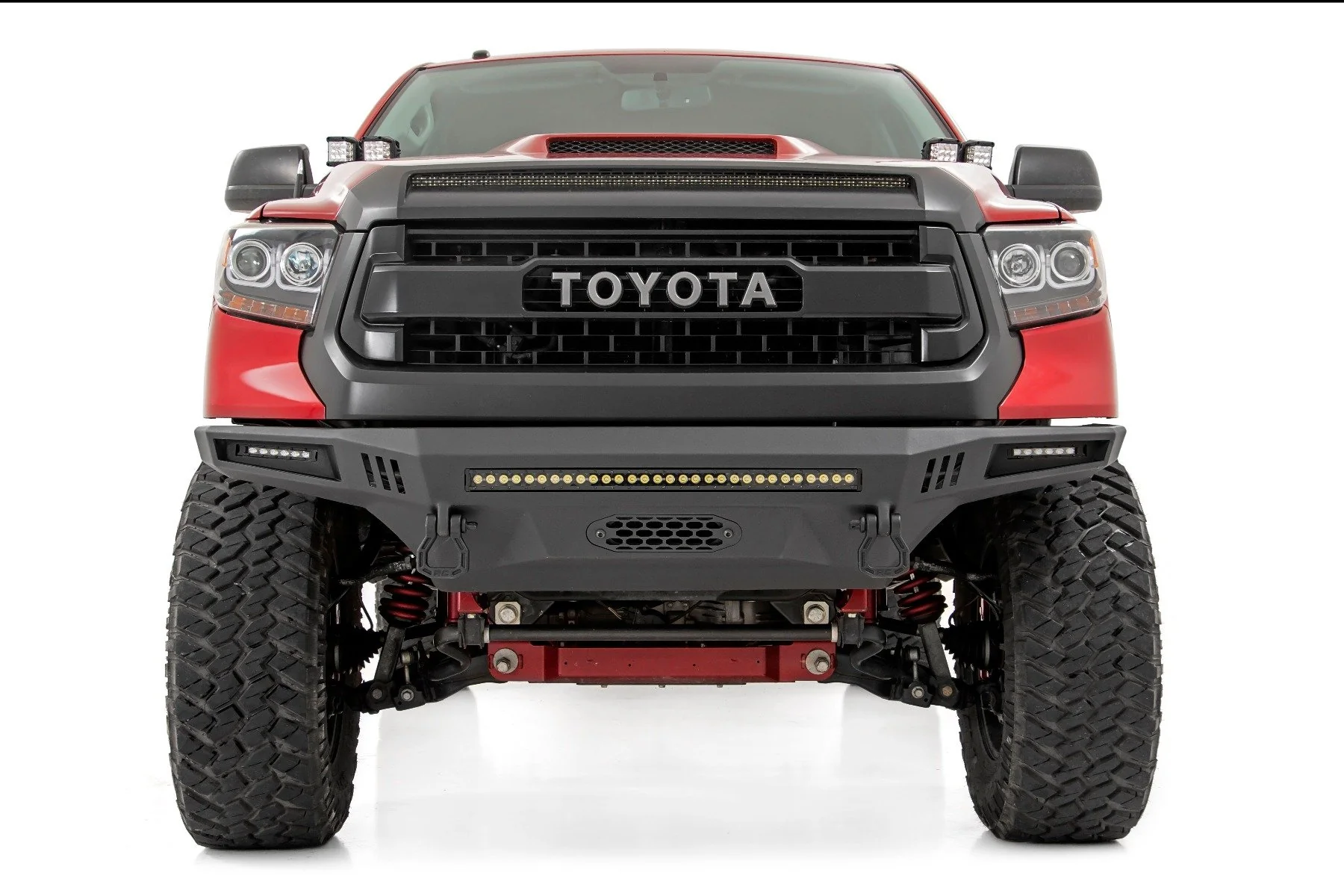 Rough Country - LED Light Kit - Hood Bulge - 40" White/Amber Strip - Toyota Tundra (14-21) - Image 4