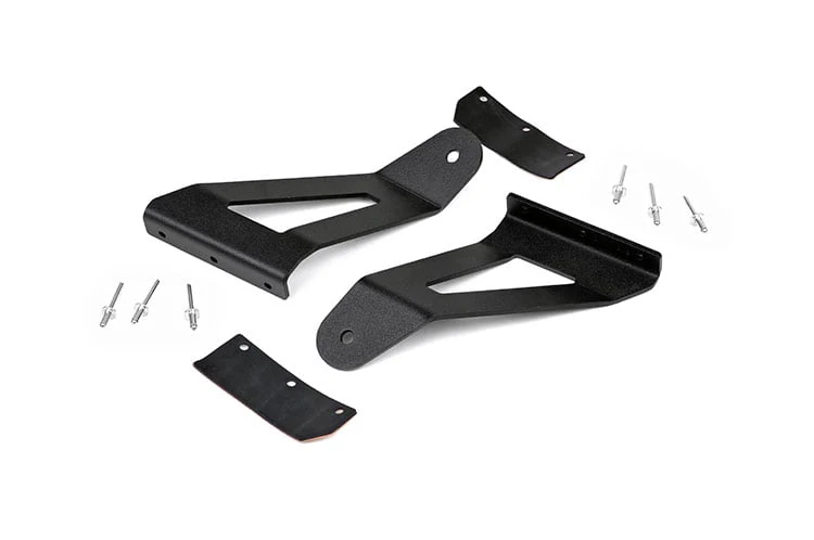 Rough Country - LED Light Kit - Windshield Mount - 50" BLK Single Row - Jeep Cherokee XJ (84-01) - Image 3