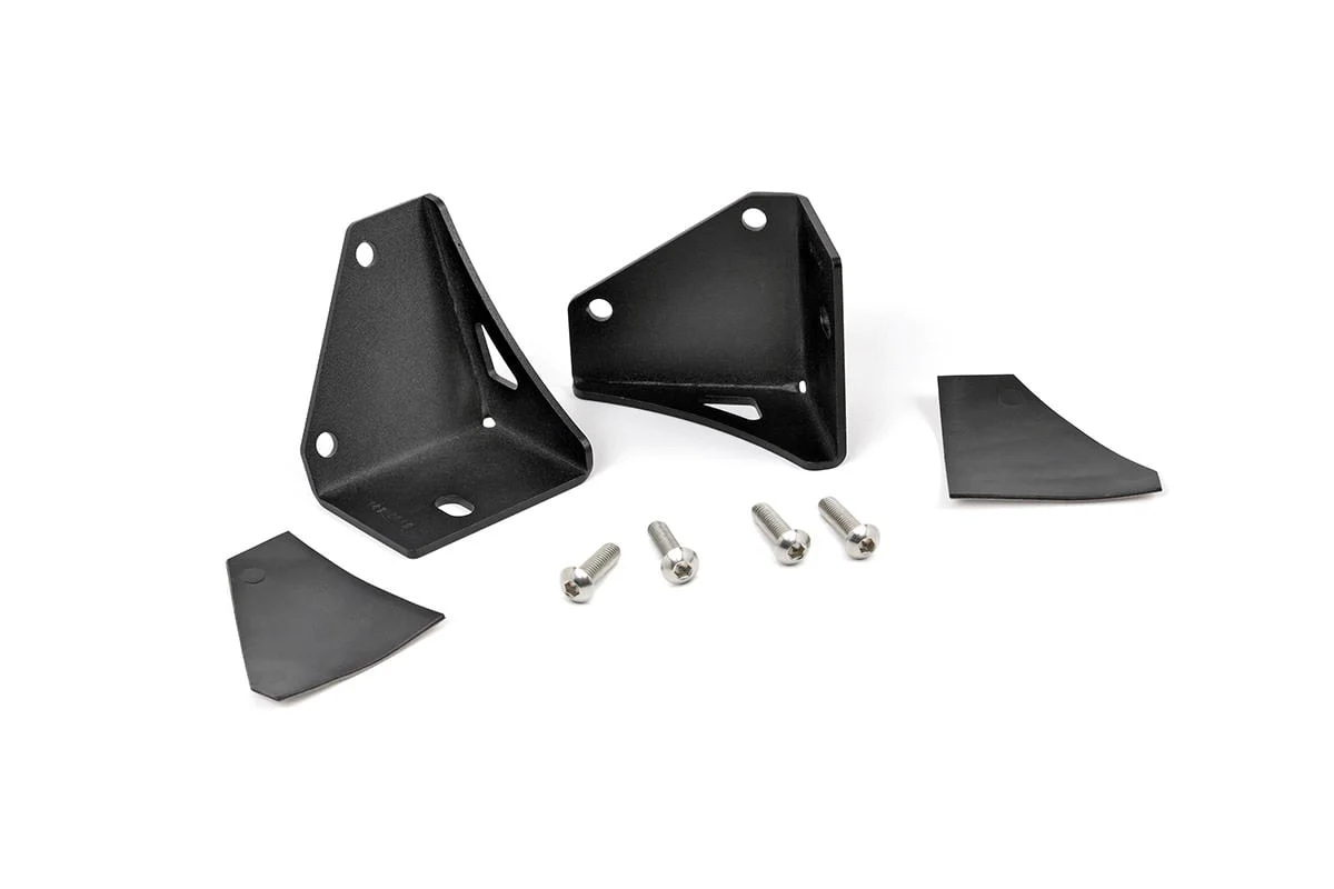 Rough Country - LED Light Mount - Lower Windshield - Pod Pair - Jeep Wrangler YJ 4WD (87-95) - Image 2