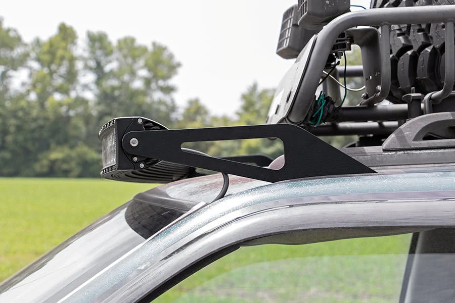 Rough Country - LED Light Mount - Upper Windshield - 50" Curved - Jeep Grand Cherokee ZJ (93-98) - Image 3