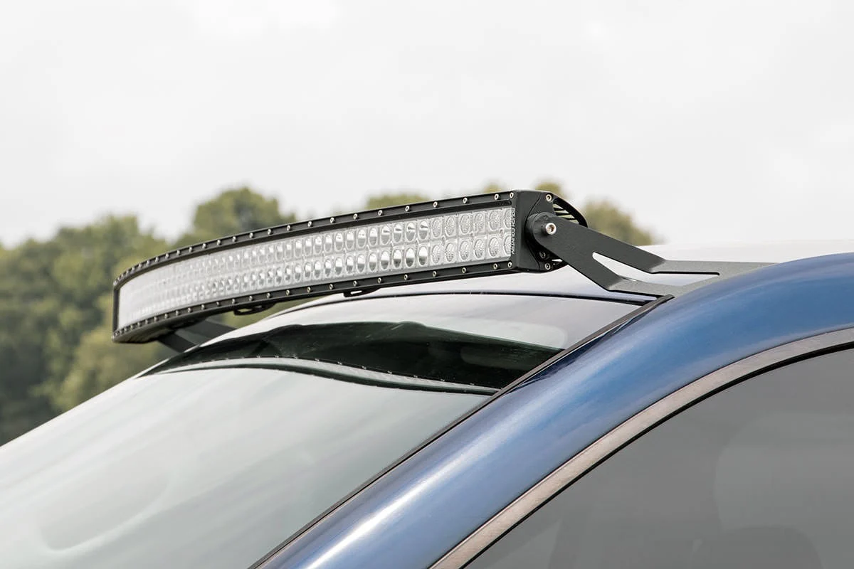 Rough Country - LED Light Mount - Upper Windshield - 54" Curved - Dodge 1500 2WD/4WD (02-08)