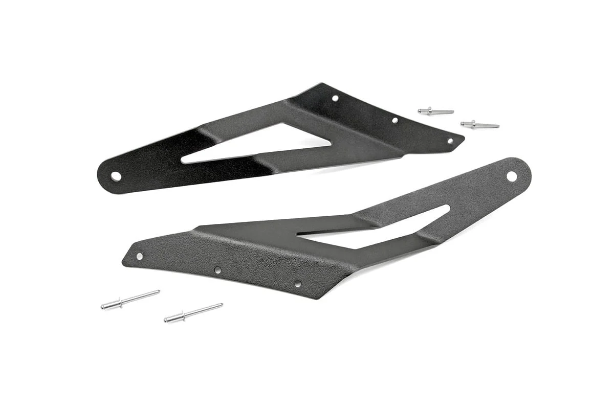 Rough Country - LED Light Mount - Upper Windshield - 54" Curved - Dodge 1500 2WD/4WD (02-08) - Image 2