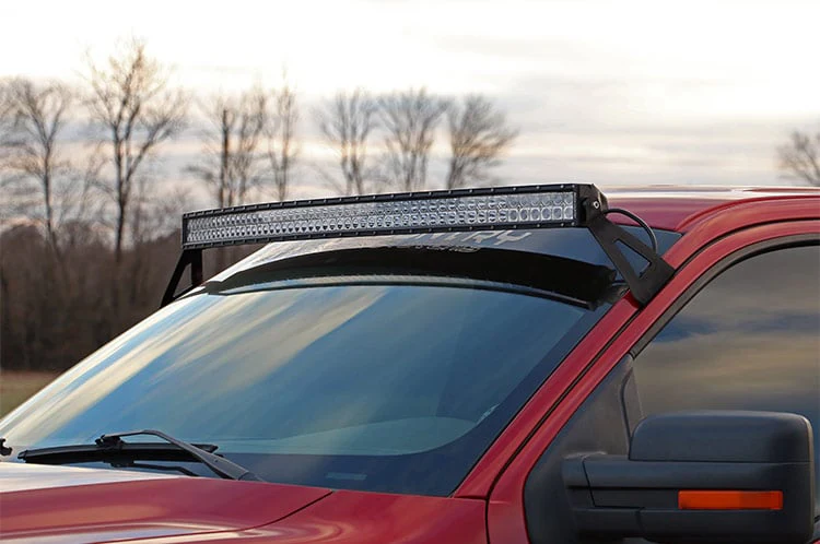Rough Country - LED Light Mount - Upper Windshield - 54" Curved - Ford F-150 2WD/4WD (04-14) - Image 3
