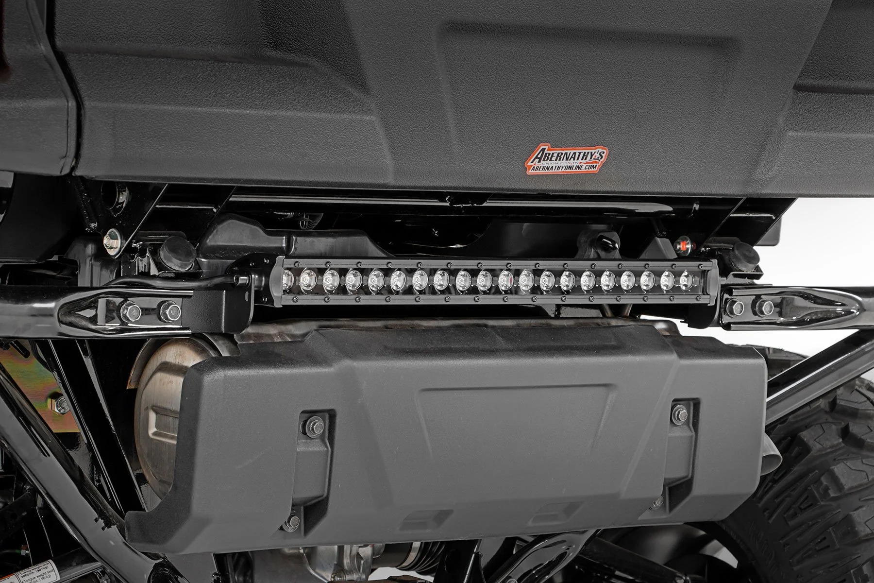 Rough Country - LED Light Kit - Under Bed Mount - 20" Black Single Row - Honda Pioneer 1000