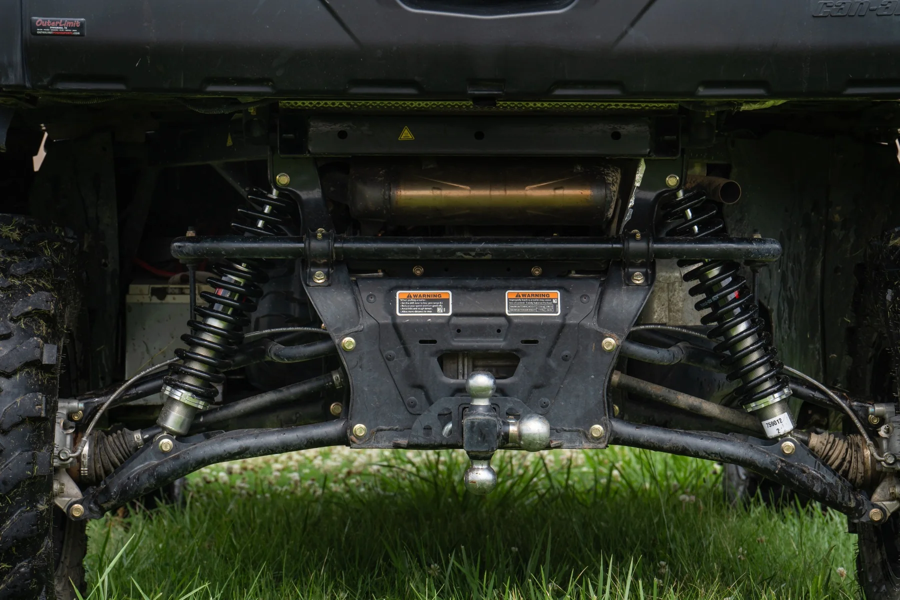 Rough Country - M1 Rear Coil Over Shocks - Ride Height Adjust - Can-Am Defender MAX HD10 - Image 4