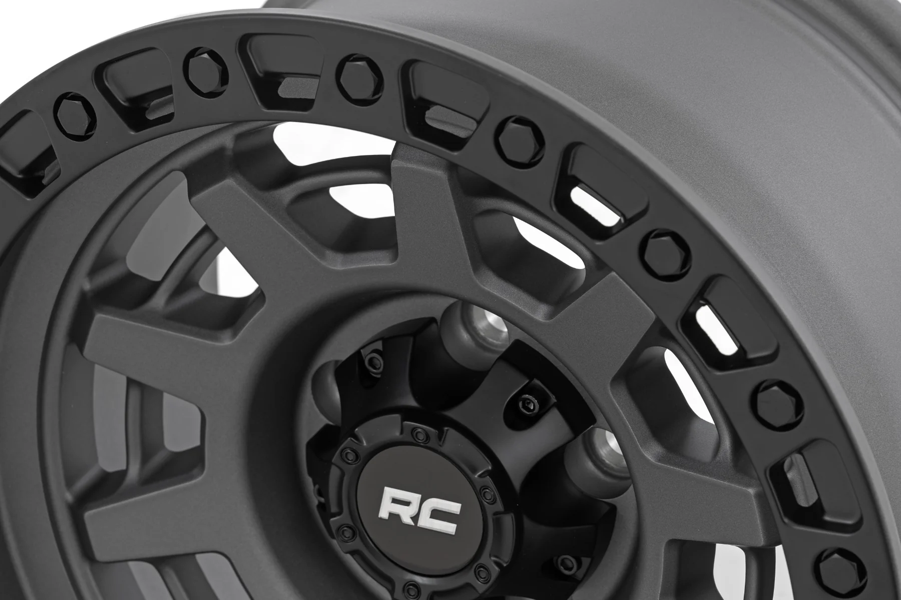 Rough Country - Rough Country 85 Series Wheel/One-Piece/Gunmetal Gray/Black/15x8/5x5.5/-19mm - Image 6