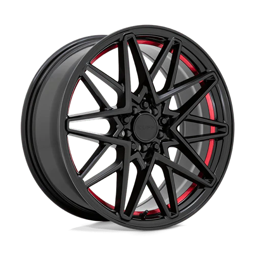 Ruff Wheels - RU CLUTCH 18X8 5X112/120 +38 76 G-BK RED