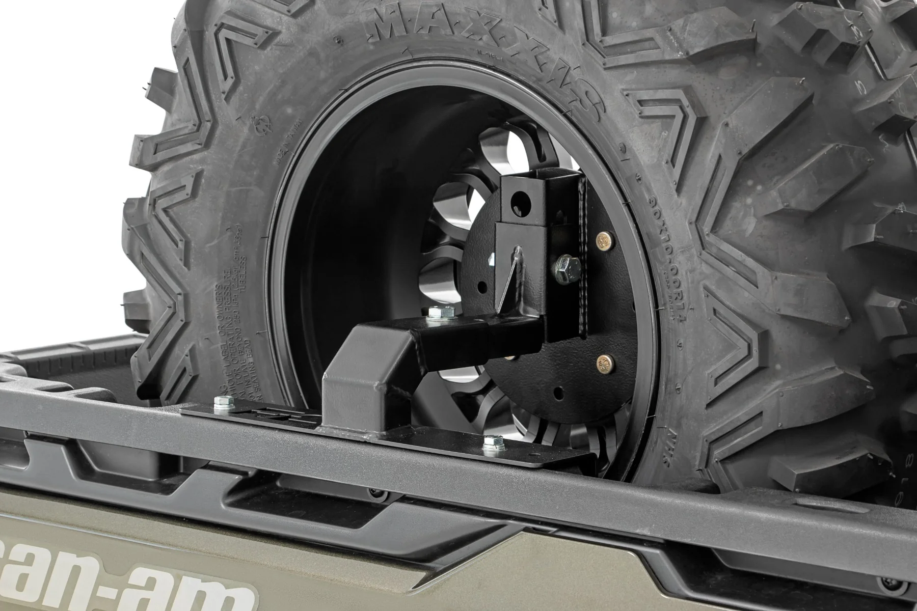 Rough Country - Spare Tire Carrier - Bed Side Mount - Multiple Makes & Models (Can-Am/Polaris) - Image 2