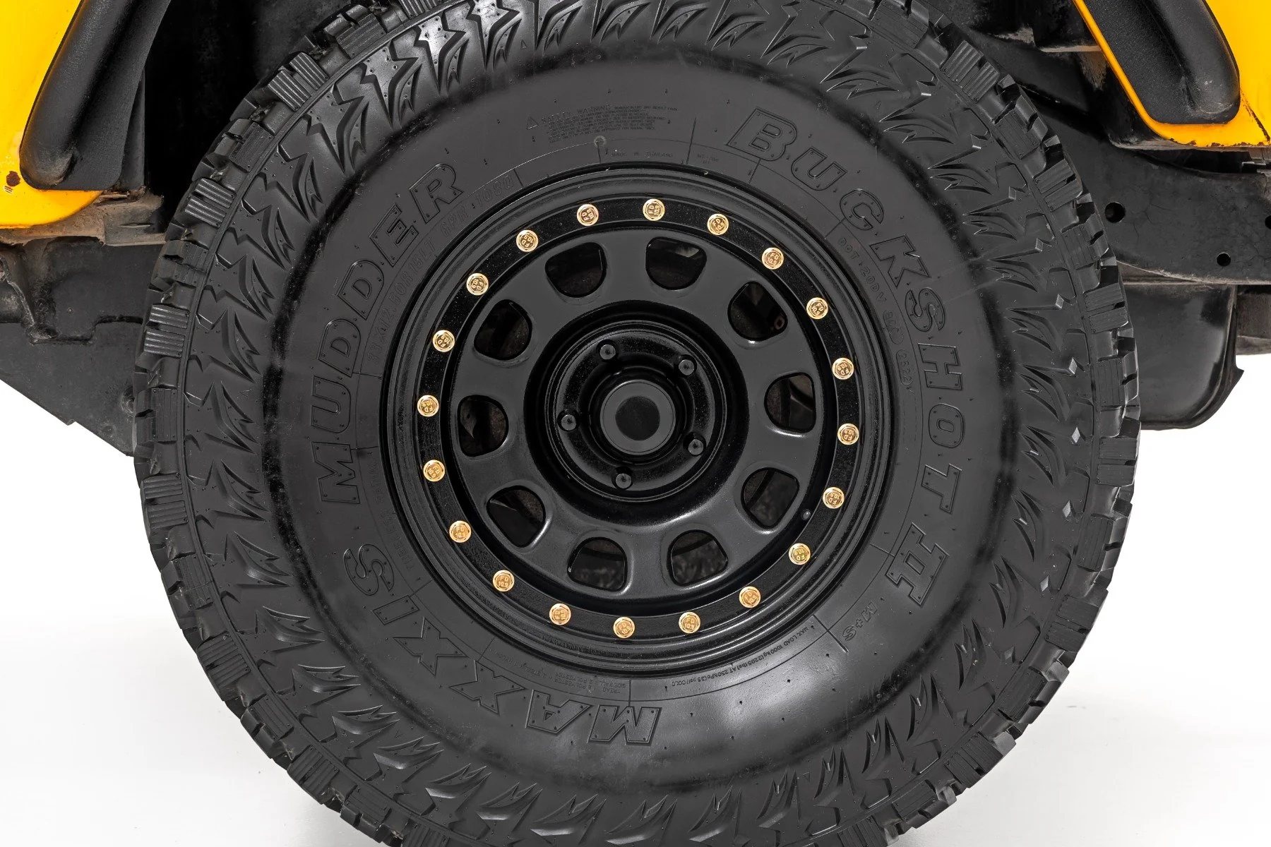 Rough Country - Steel Simulated Bead Lock Wheel/Black/16x8/6x5.5/4.25 Bore/-12 - Image 5