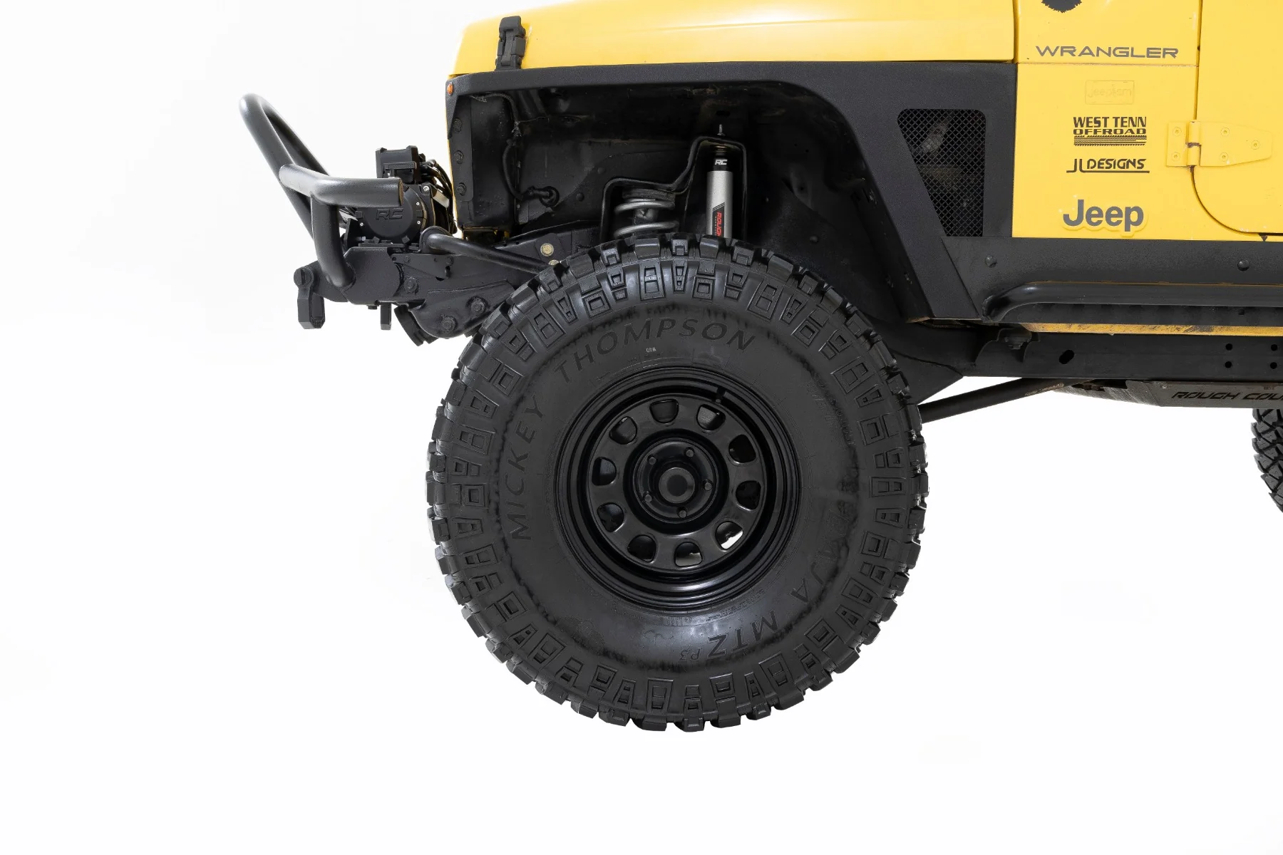Rough Country - Steel Wheel/Black/15x8/5x4.5/3.30 Bore/-19 - Image 3