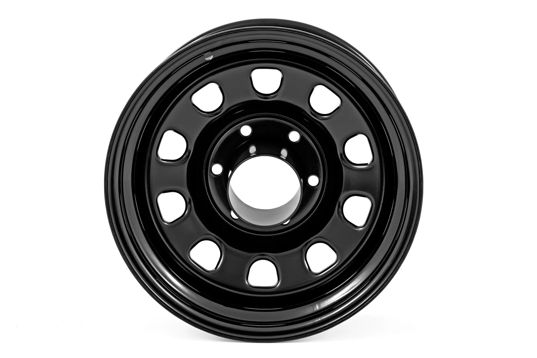 Rough Country - Steel Wheel/Black/17x9/5x5/3.30 Bore/-12 - Image 2