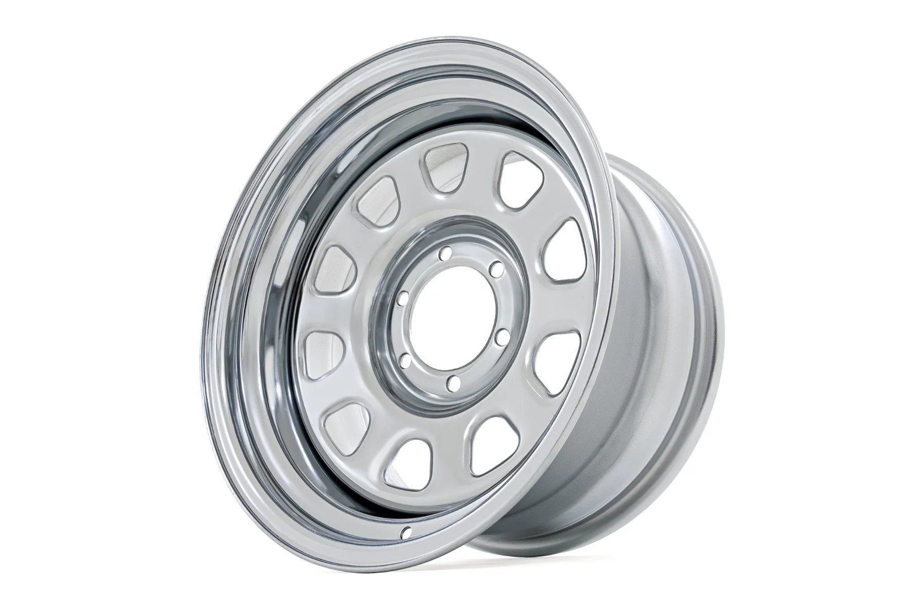 Rough Country - Steel Wheel/Chrome/16x8/5x4.5/3.30 Bore/-6 - Image 4