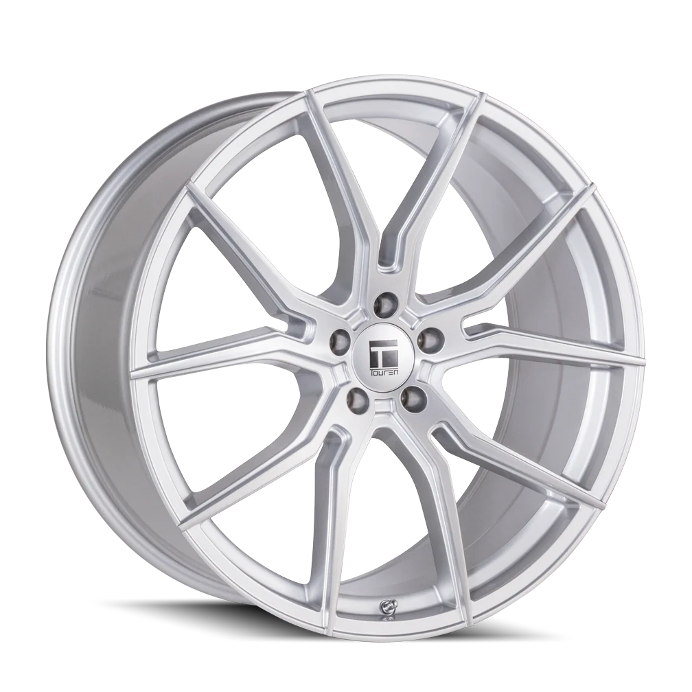 Touren - TOUREN TF01 3501 GLOSS SILVER BRUSHED 22X10.5 5-112 45MM 66.56MM - Image 4
