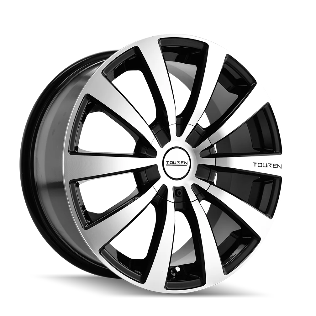 Touren - TOUREN TR3 3130 GLOSS BLACK MACHINED 18X8 5-100/5-114.3 40MM 72.62MM - Image 3